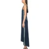 Satin Backless Midi Dress
