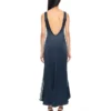Satin Backless Midi Dress