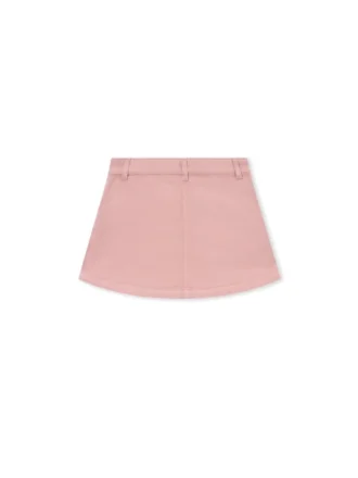 Satin Patch Cargo Skirt