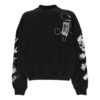 Scan Arr Over Crewneck Sweatshirt “Black White”
