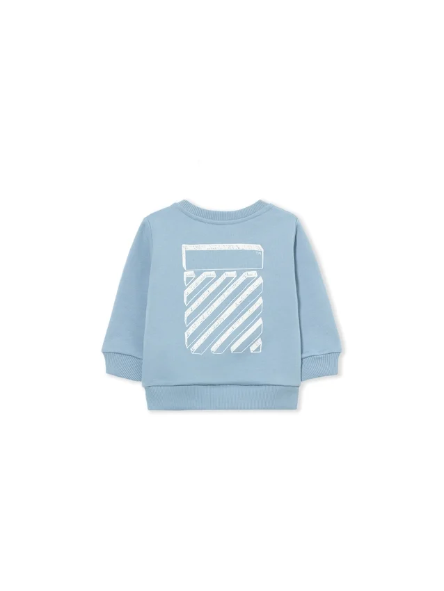 Scribble Diagonal Sweatshirt Scribble Diagonal Sweatshirt