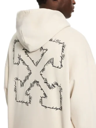 Script Arrow Diagonal Skate Hoodie