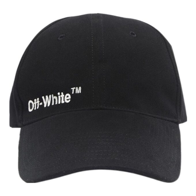 Side Printing Logo Black Cap