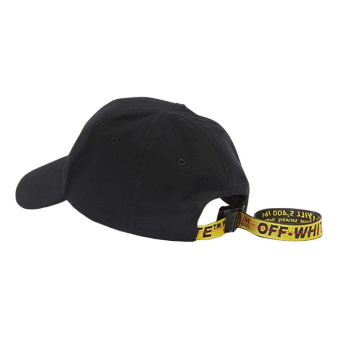 Side Printing Logo Black Cap