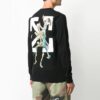 Skeleton Printing Long Sleeves Black