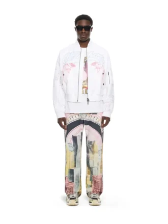 Skyline Cropped Bomber