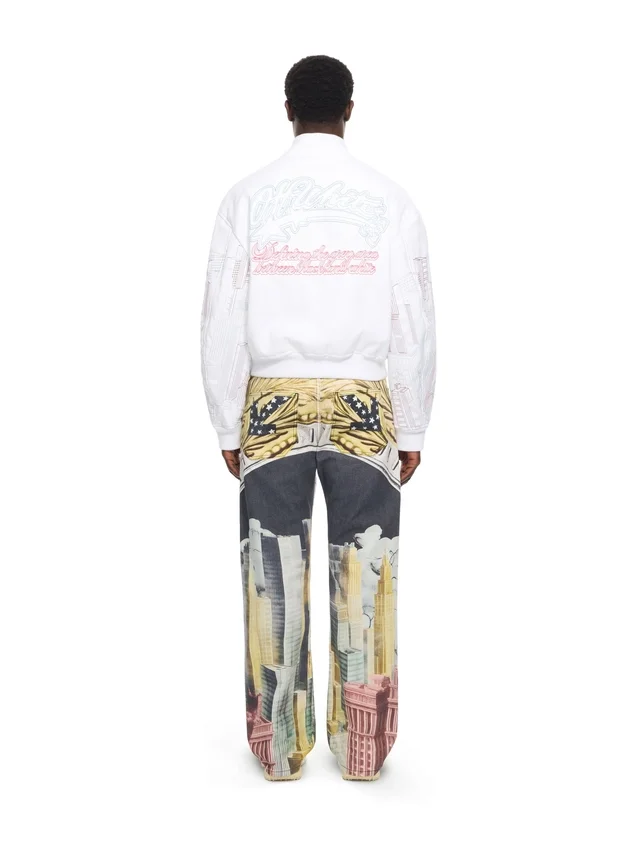 Skyline Cropped Bomber Skyline Cropped Bomber