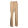 slim-cut Tailored Cashmere Trousers “Brown”