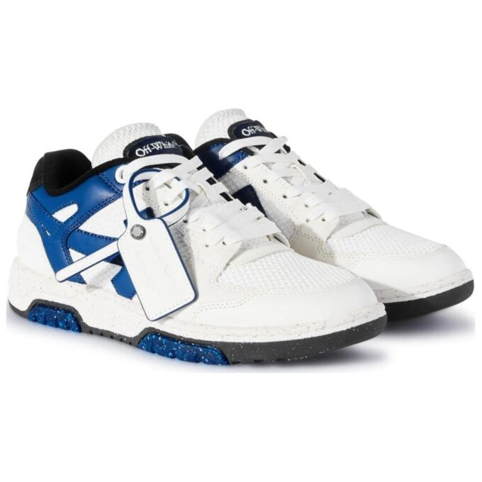 Slim Out Of Office colour-block Sneakers “White Navy”
