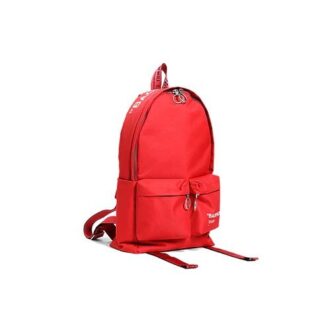 Slogan Printing Backpack Red