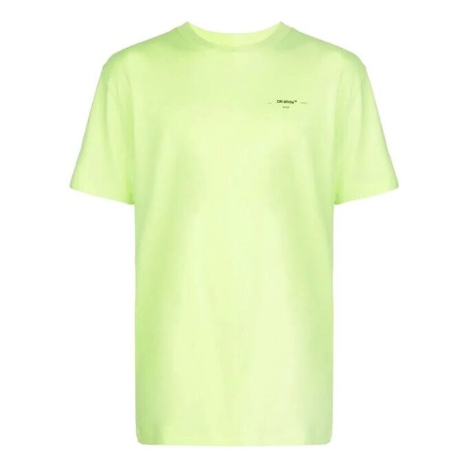 Small Logo Round Neck Short Sleeve Green