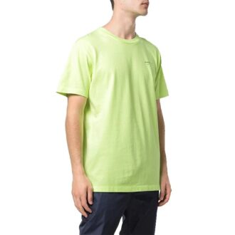 Small Logo Round Neck Short Sleeve Green