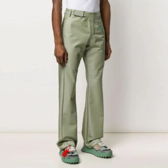 Solid Color Design Pants Slim Fit Version