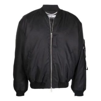 Solid Color Jacket Loose Fit Black Solid Color Jacket Loose Fit Black