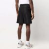 Solid Color Shorts Loose Fit Black