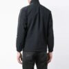 Solid Color Stand Collar Zipper Jacket Slim Fit Version Black