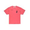 Splitted Arrows Large Short Sleeve Loose Fit Red
