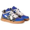 Sponge Mid-Top Sneakers “Blue White Grey Tan”