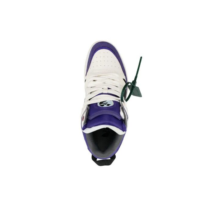 Sponge Mid-Top Sneakers “Purple White Black”