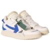 Sponge Mid-Top Sneakers “White Blue”