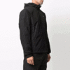 Sports Zipper Hooded Jacket Loose Fit Black
