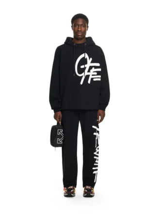 Spray Logo Loose Hoodie