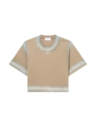 Spray Off Stamp Crop T-shirt