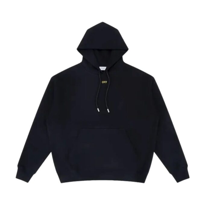 Sprayed Arrow Hoodie “Black”