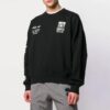 SS19 Back Mens Logo Mona Lisa Round Neck Sweater