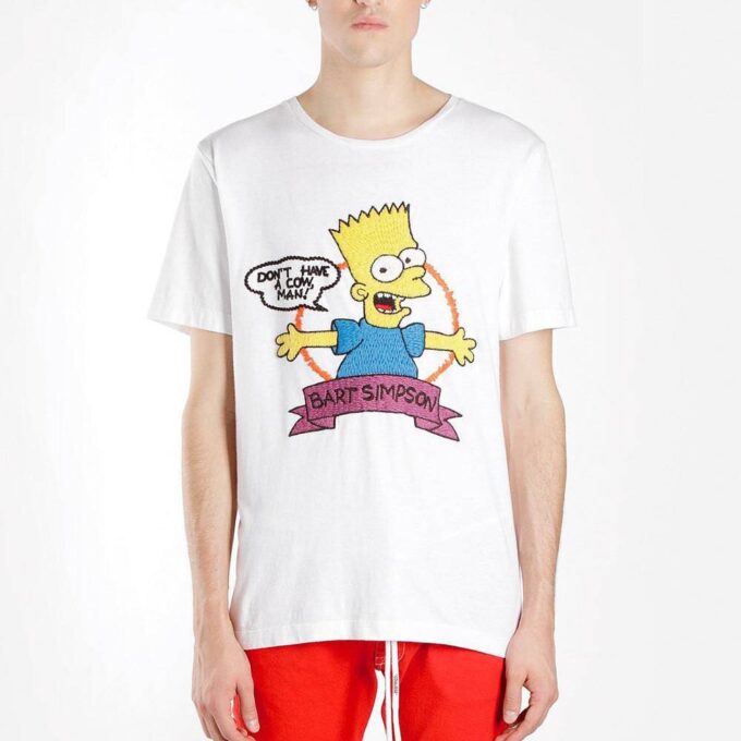 SS19 Bart Embroidery Back Arrows Short Sleeve