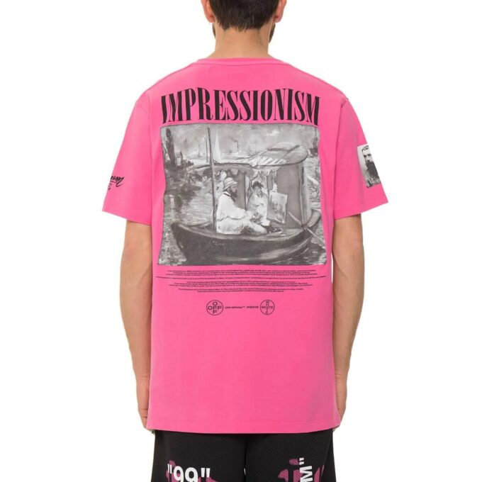 SS19 Boat Graphic Print Impressionism Cotton