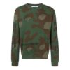 SS19 Camouflage Diag Stencil Crewneck Sweater