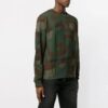 SS19 Camouflage Diag Stencil Crewneck Sweater