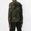 SS19 Camouflage Diag Stencil Crewneck Sweater