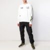 SS19 Cartoon Characters Printing Fleece Men White