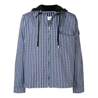 SS19 Diag Zip-up Fleece Men Blue