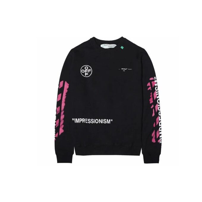 SS19 Diagonal Stencil Mens Logo Sweater