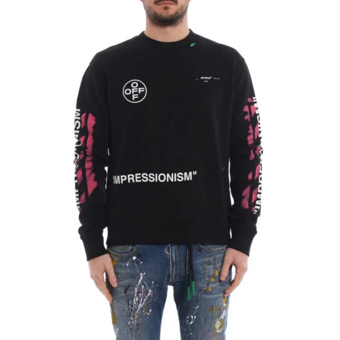 SS19 Diagonal Stencil Mens Logo Sweater