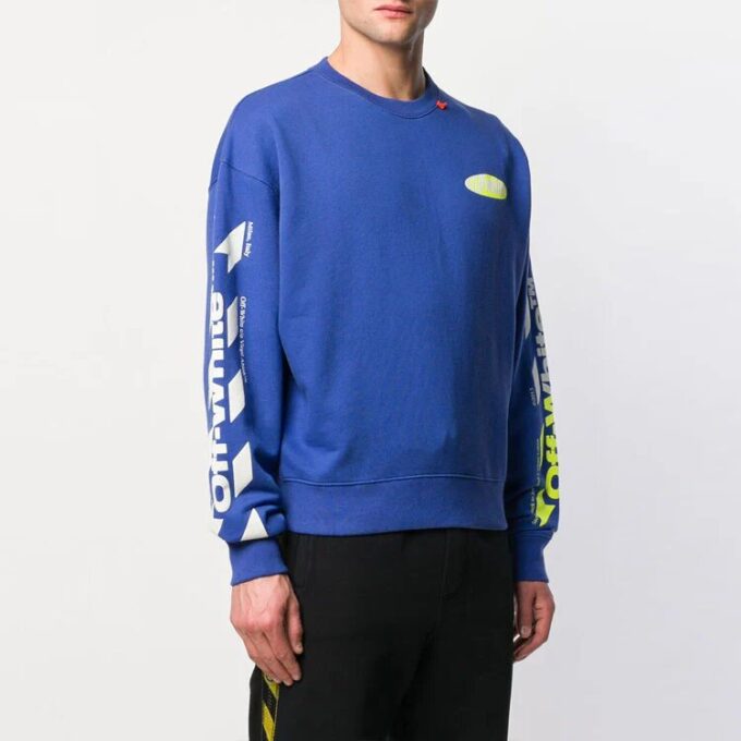 SS19 Diagonals Crew Neck Sweater