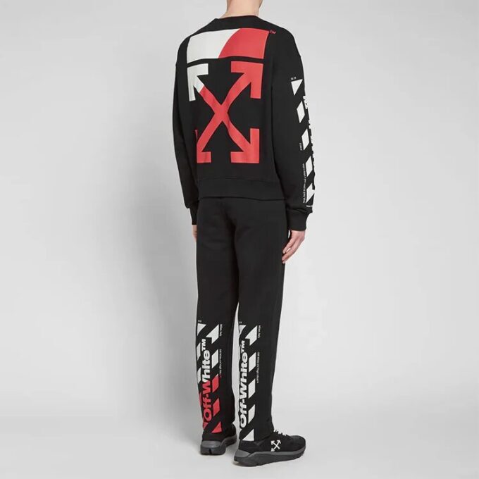 SS19 Diagonals Crew Neck Sweater