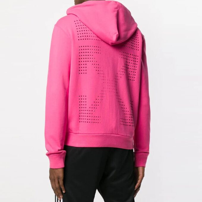 SS19 Logo Hooded Jacket Men Pink