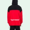 SS19 Mens Logo Hooded Windbreaker Jacket “Red Black”