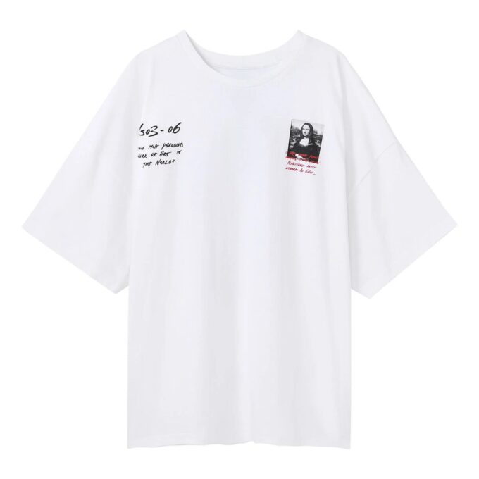 SS19 Mona Lisa Logo Print Oversize