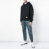 SS19 Printing Hooded Fleece Men Black