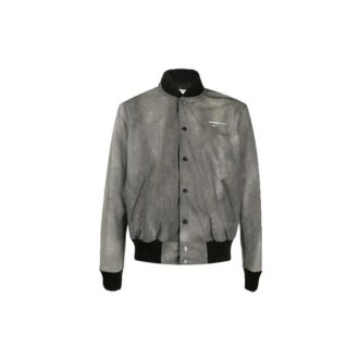 SS20 Airport Arrow Printing Jacket Men Grey