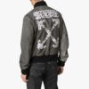 SS20 Airport Arrow Printing Jacket Men Grey