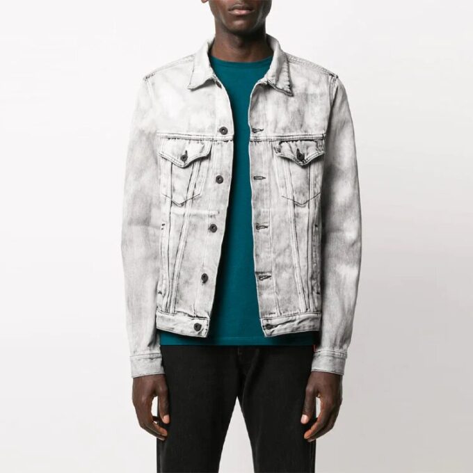 SS20 Arrows Printing Jacket Men Grey