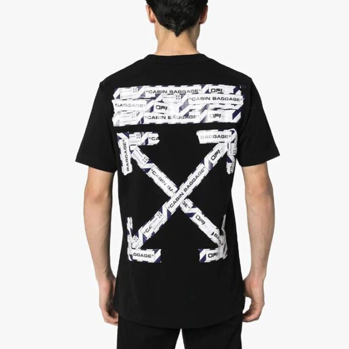 SS20 Back Arrows Sketch Short Sleeve Mens Logo Normal Fit