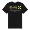 SS20 Black Cotton Symbols T-SHIRT Short Sleeve Mens Logo Normal Fit