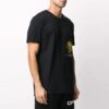 SS20 Black Cotton Symbols T-SHIRT Short Sleeve Mens Logo Normal Fit